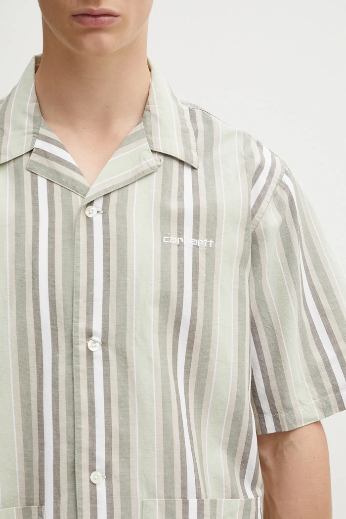 Carhartt WIP linen blend shirt S/S Folsey — photo 4