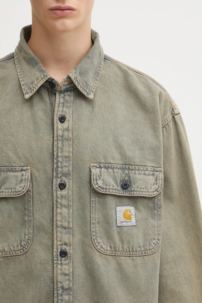 Carhartt WIP denim shirt Tigan — photo 4
