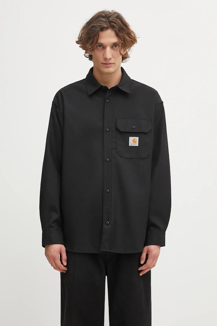 Carhartt WIP shirt with wool blend L/S Ray Shirt