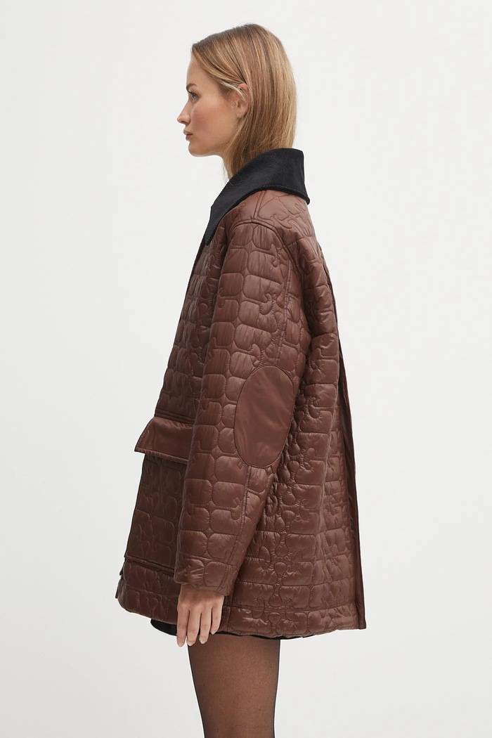 GANNI jacket Shiny Quilt Midi — photo 2