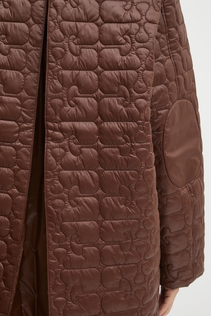 GANNI jacket Shiny Quilt Midi — photo 5
