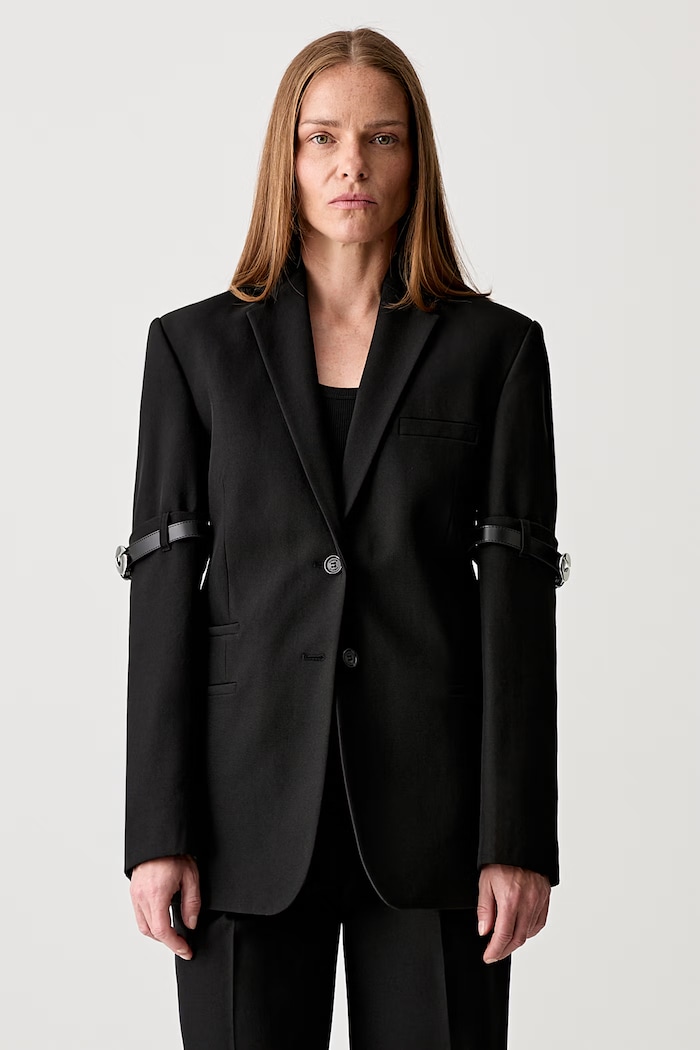 Coperni Logo Belted single-breasted suit jacket Women's