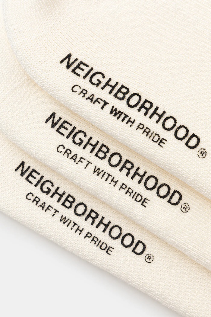 NEIGHBORHOOD socks CLASSIC 3PACK 3-pack — photo 2