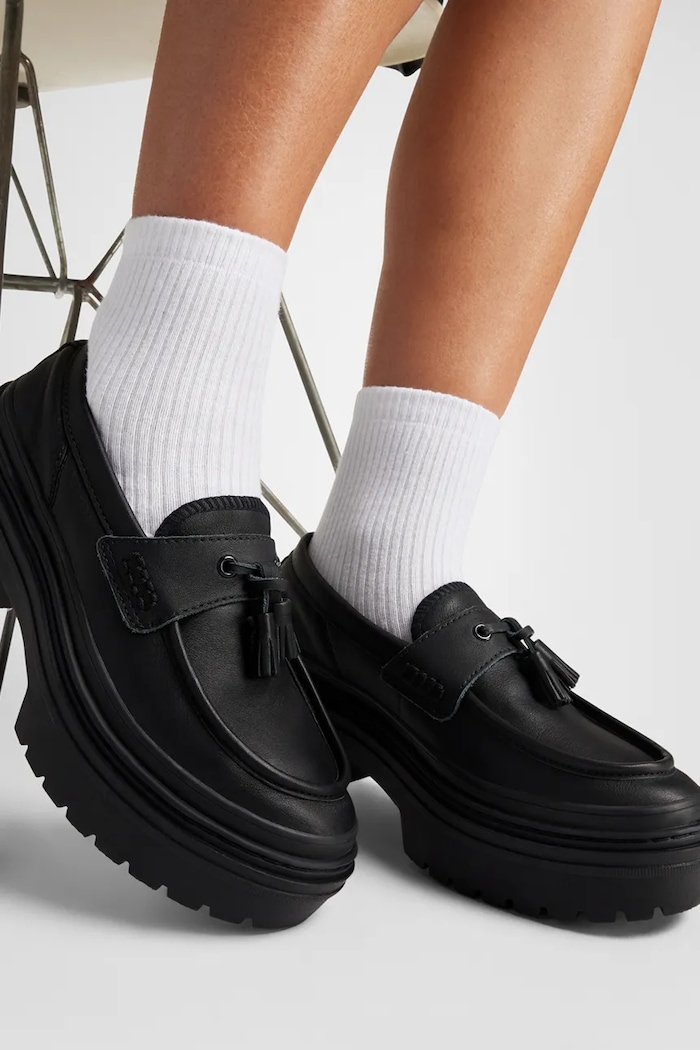 Converse leather loafers CHUCK TAYLOR ALL STAR LUGGED HEEL LOAFER — photo 10
