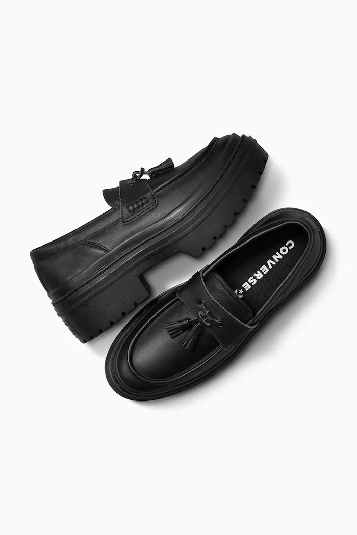 Converse leather loafers CHUCK TAYLOR ALL STAR LUGGED HEEL LOAFER — photo 7