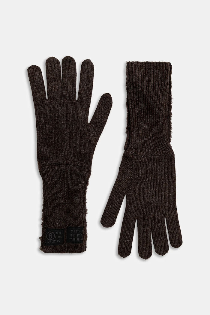 MM6 Maison Margiela gloves with added wool