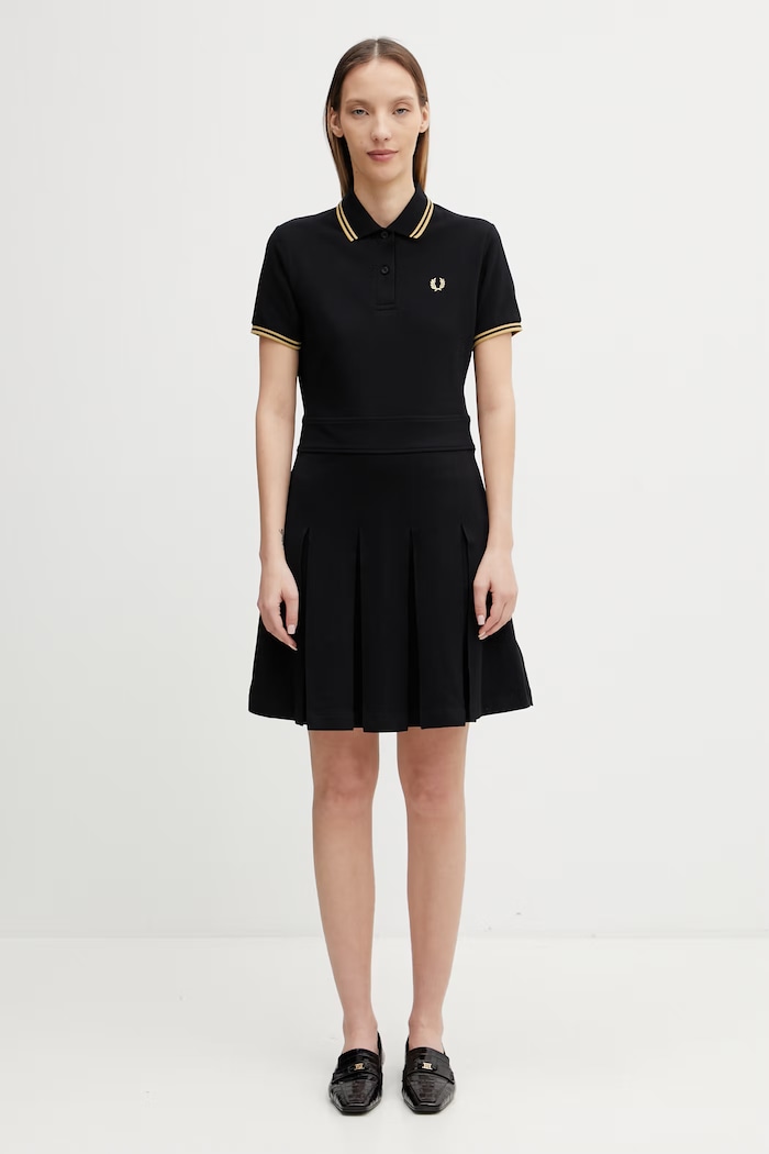 Fred Perry dress plain cotton — photo 5
