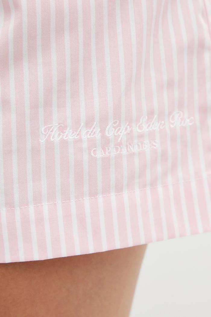 Sporty & Rich cotton shorts Eden Script Poplin — photo 4