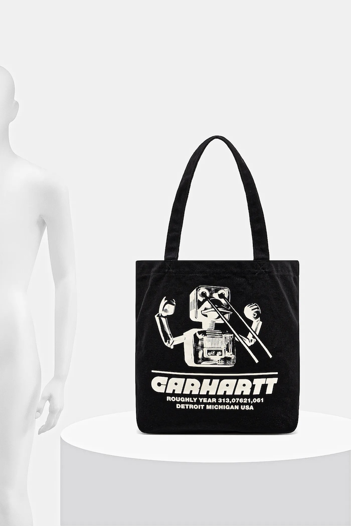 Carhartt WIP cotton handbag Canvas Graphic Tote — photo 6