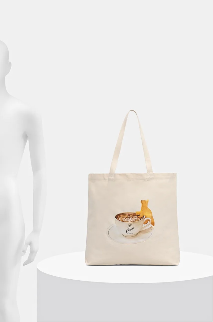 Café Kitsuné cotton bag Cappuccino Tote — photo 6