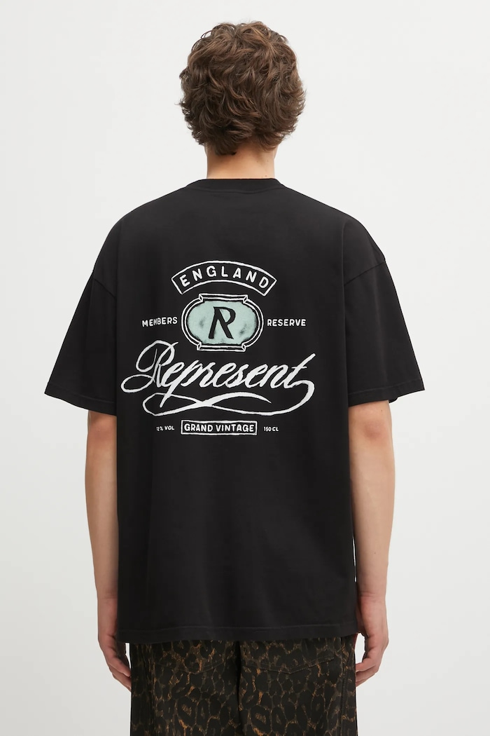 Represent cotton t-shirt Grand Vintage Hand Drawn