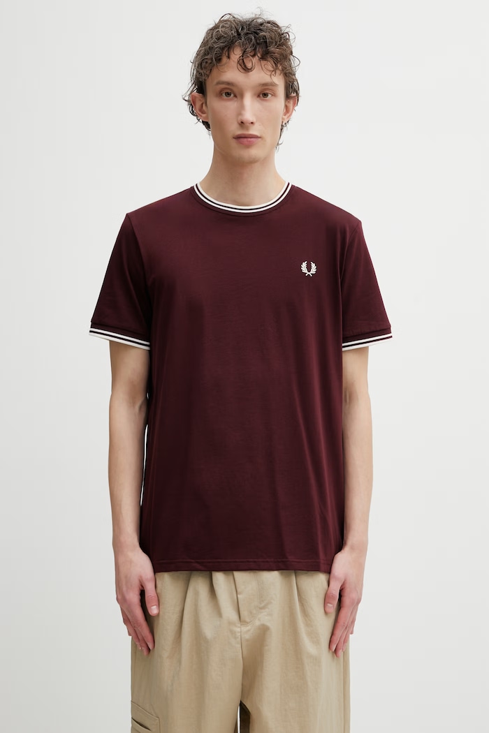 Fred Perry T-shirt cotton Men's