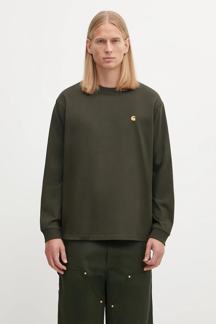 Carhartt WIP cotton longsleeve top L/S Chase T-Shirt