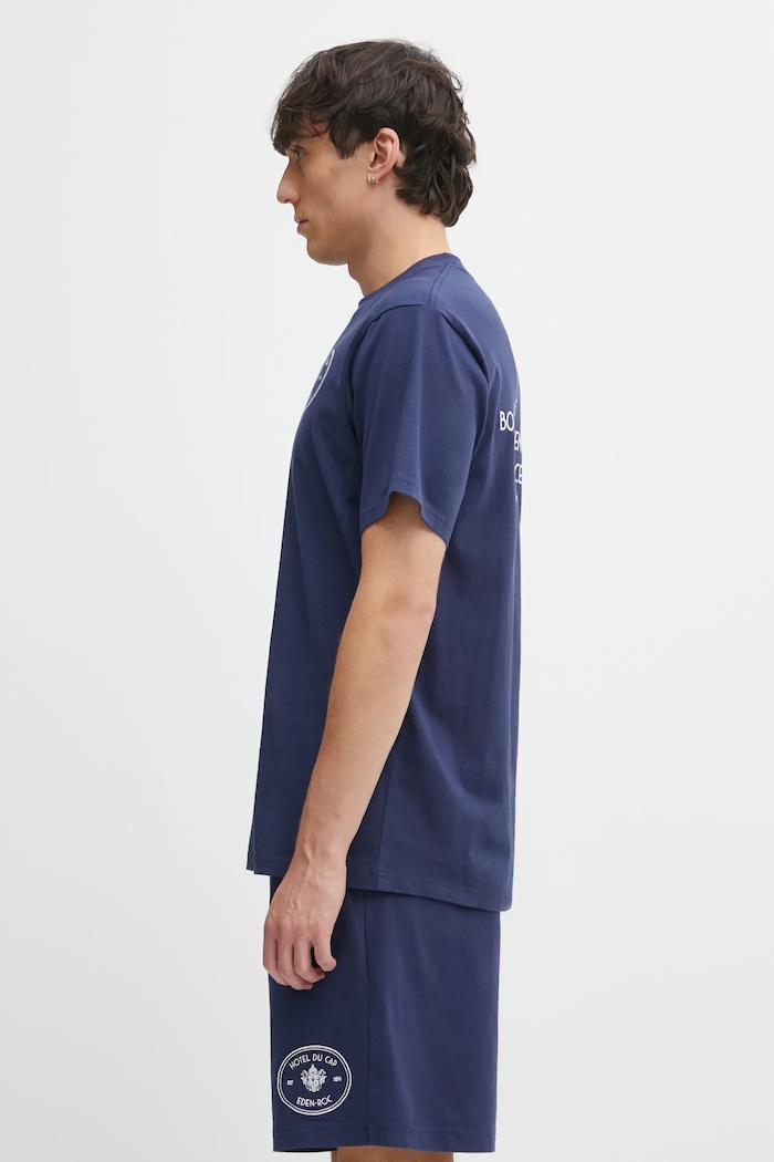Sporty & Rich cotton t-shirt Kennedy Crest — photo 3