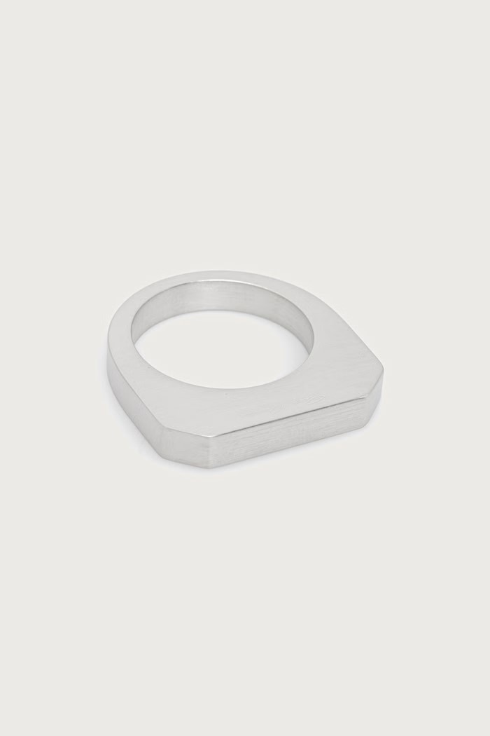 Rick Owens DRKSHDW Hollywood signet ring brass Women's