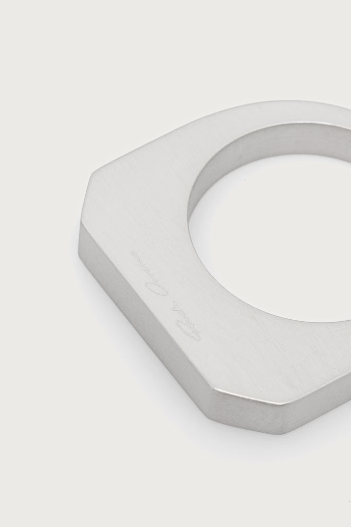 Rick Owens DRKSHDW Hollywood signet ring brass Women's — photo 2