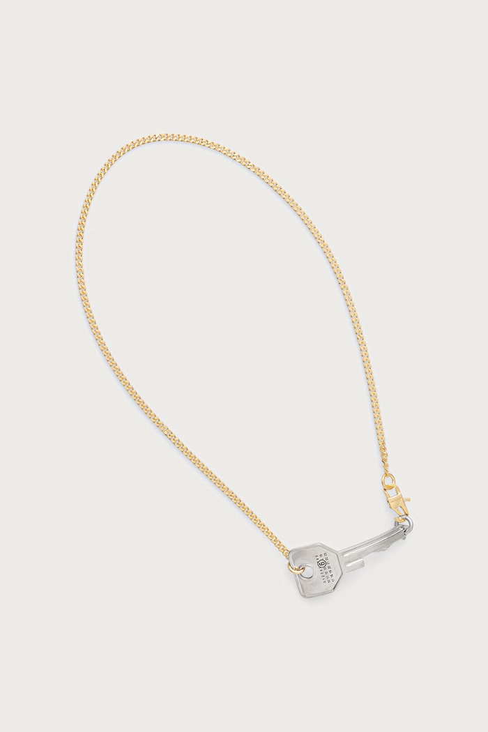 MM6 Maison Margiela necklace brass Women's