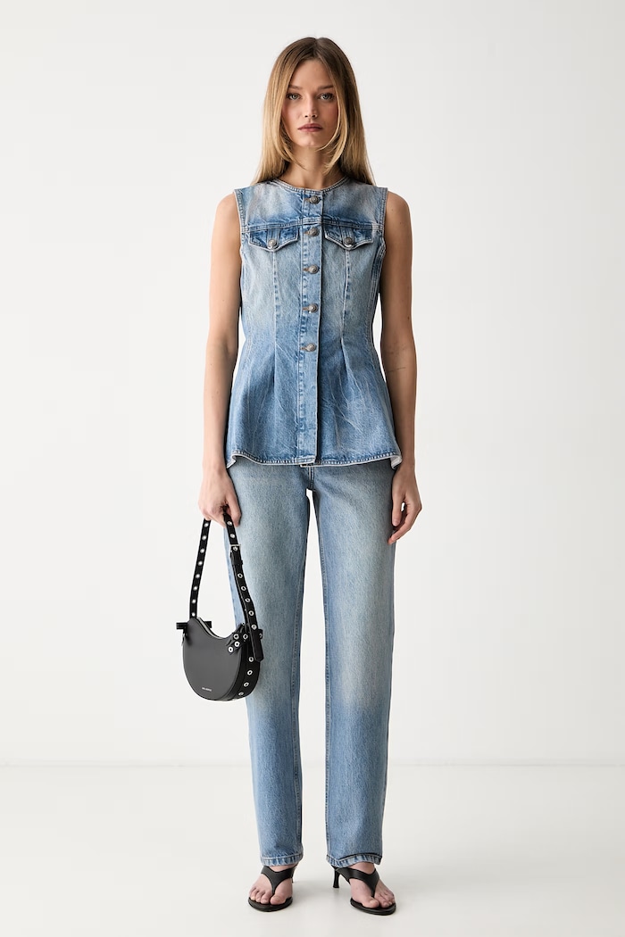 Rotate waistcoat denim Women's — photo 2