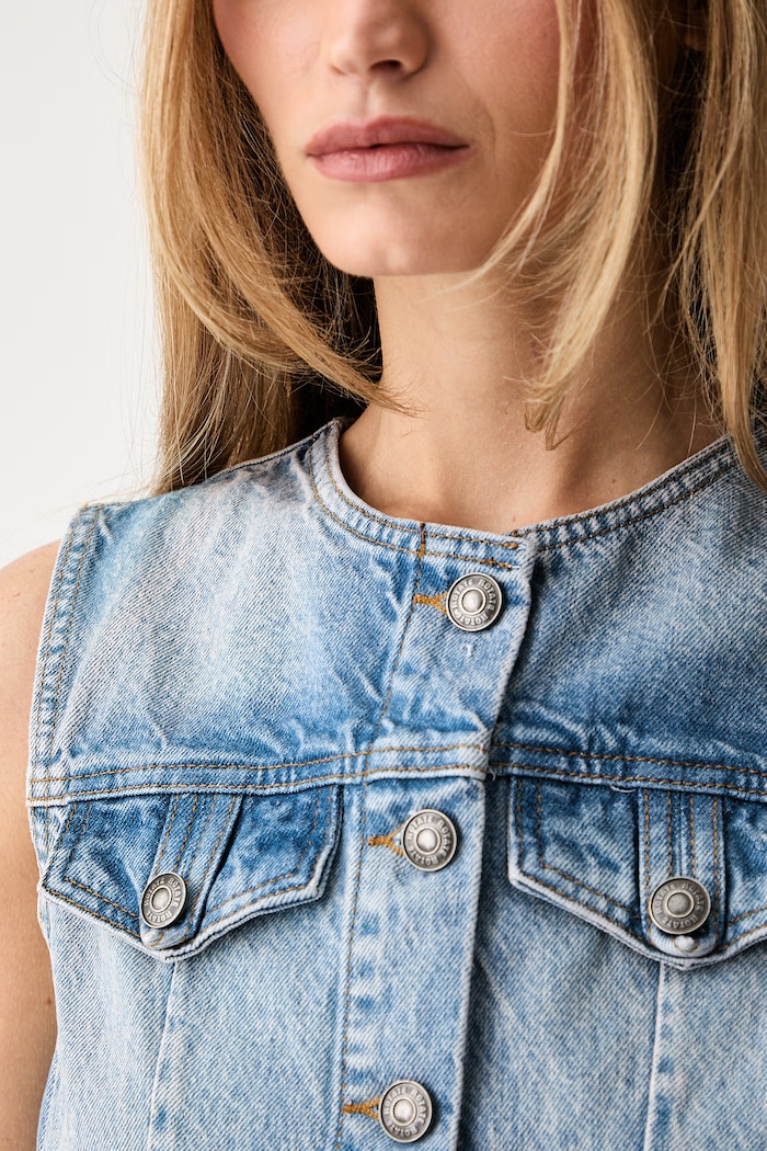 Rotate waistcoat denim Women's — photo 5