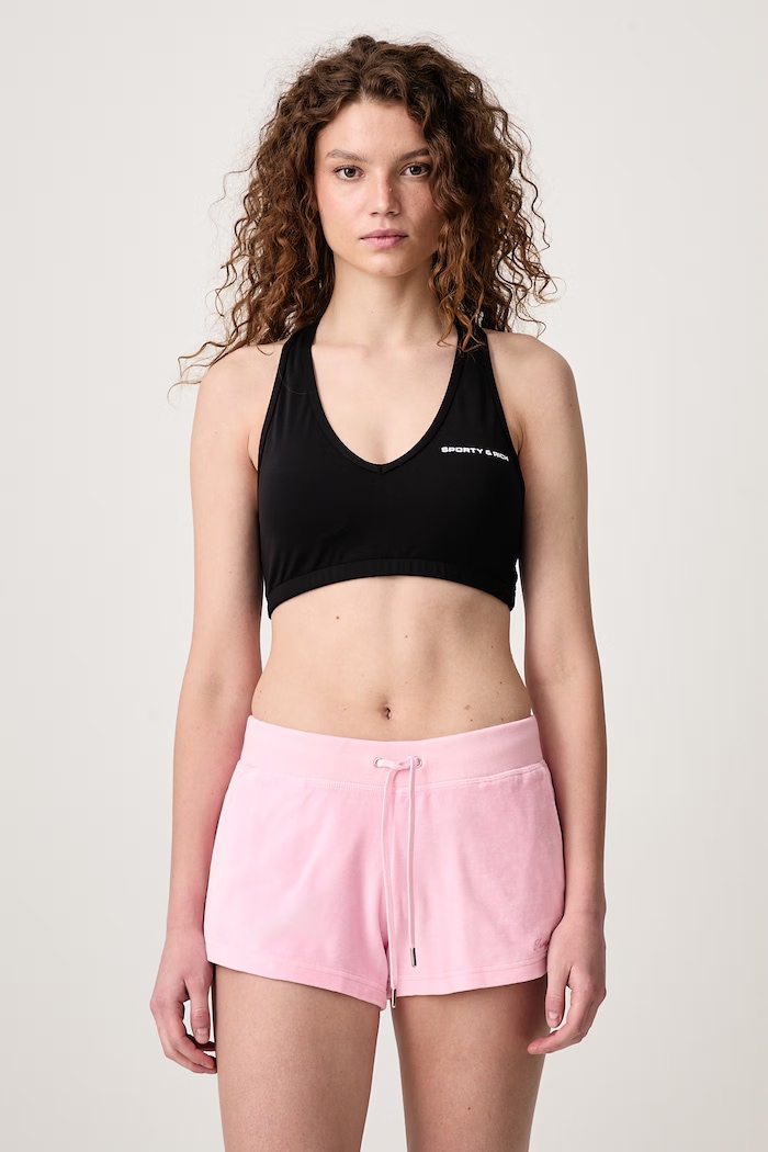 Sporty & Rich Bold Logo sports bra