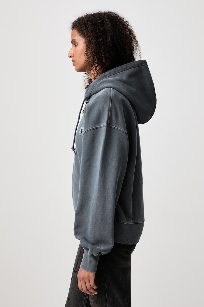 Carhartt WIP Hooded Nelson Jacket zip-up sweatshirt cotton Women's — photo 4