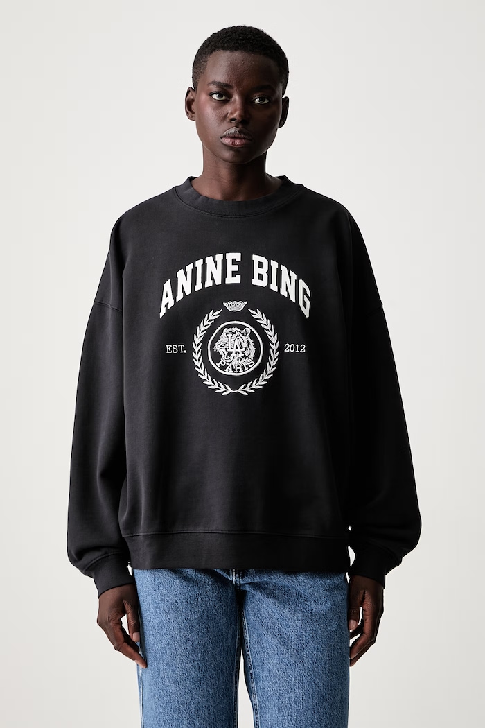 Anine Bing MILES sweatshirt cotton Women's