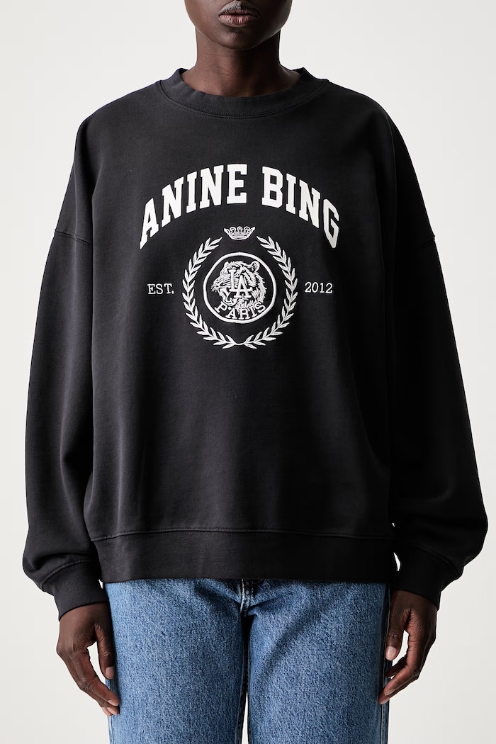 Anine Bing MILES sweatshirt cotton Women's — photo 5