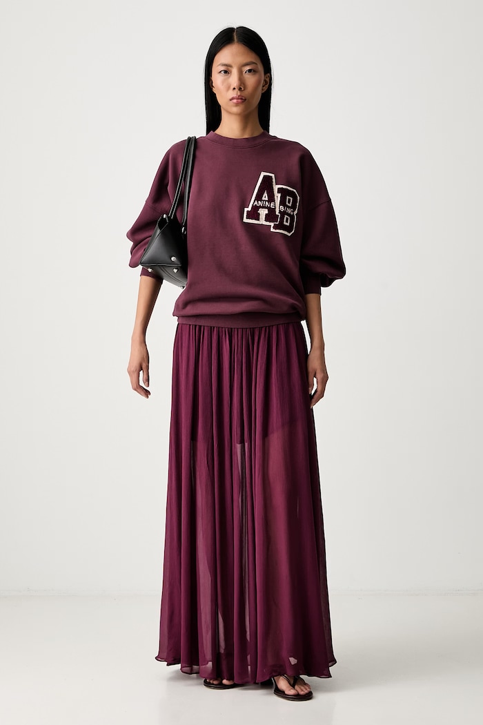 Anine Bing MILES oversized sweatshirt cotton Women's — photo 2