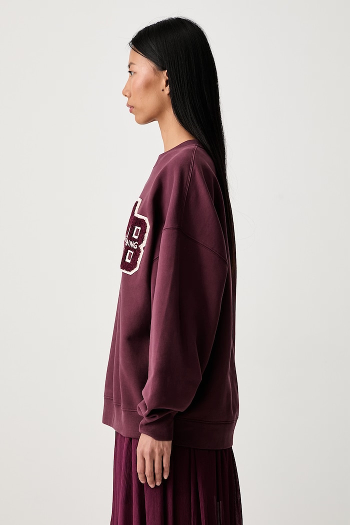 Anine Bing MILES oversized sweatshirt cotton Women's — photo 4