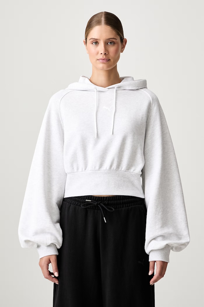 Puma Essentials Cropped Balloon hoodie cotton Women's