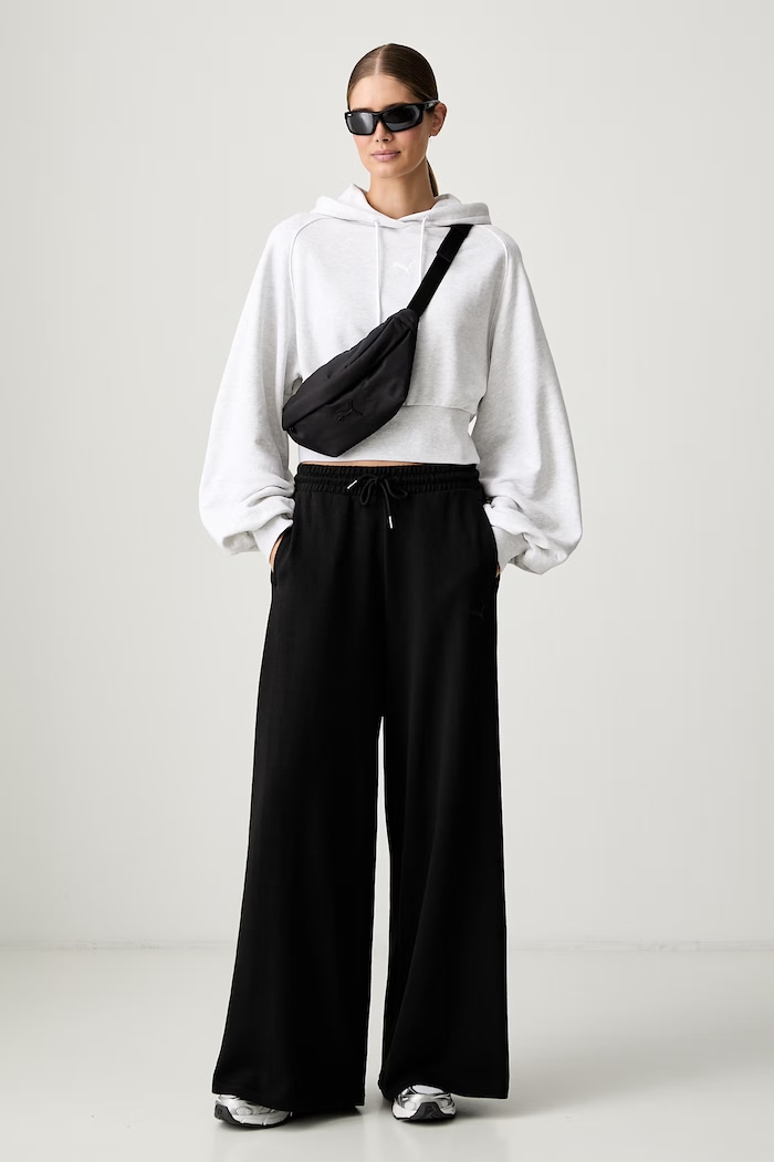 Puma Essentials Cropped Balloon hoodie cotton Women's — photo 2