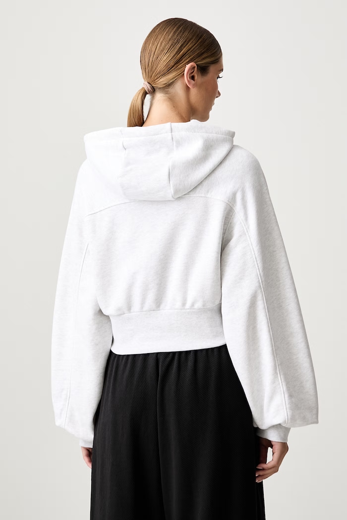 Puma Essentials Cropped Balloon hoodie cotton Women's — photo 3