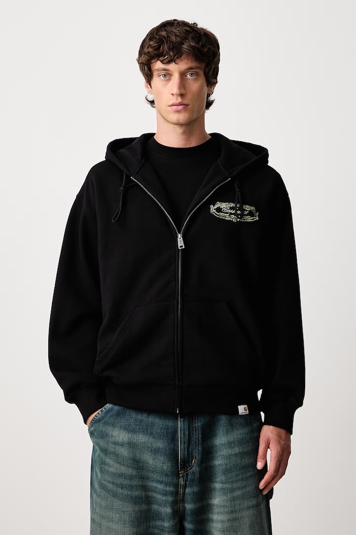Carhartt WIP Hooded Chez WIP Jacket zip-up hoodie with cotton Men's — photo 3