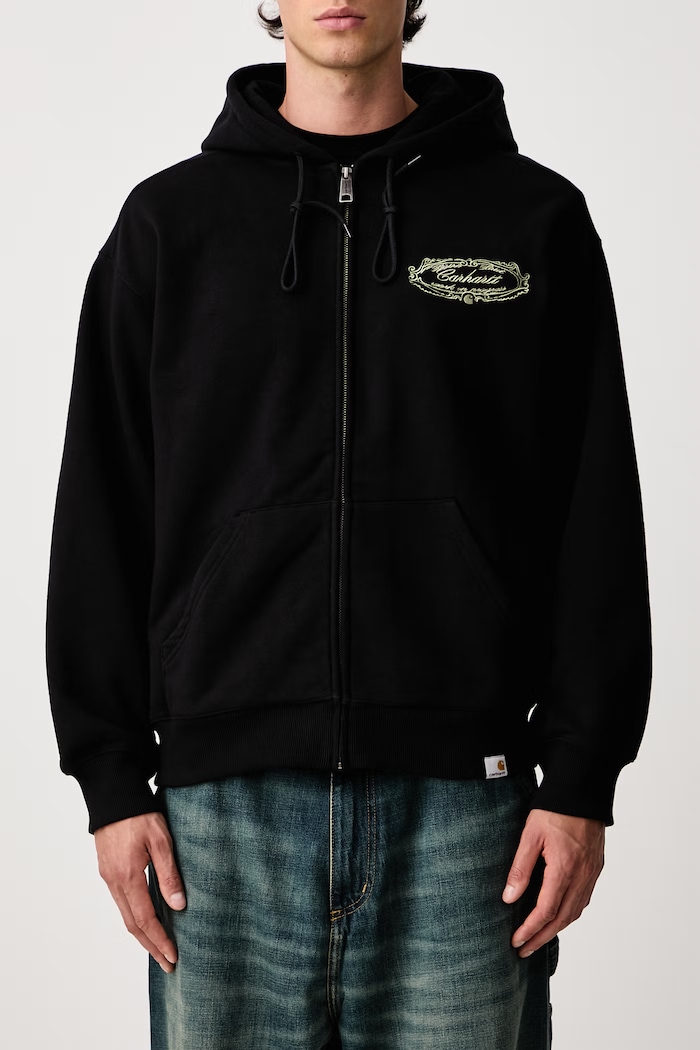 Carhartt WIP Hooded Chez WIP Jacket zip-up hoodie with cotton Men's — photo 5