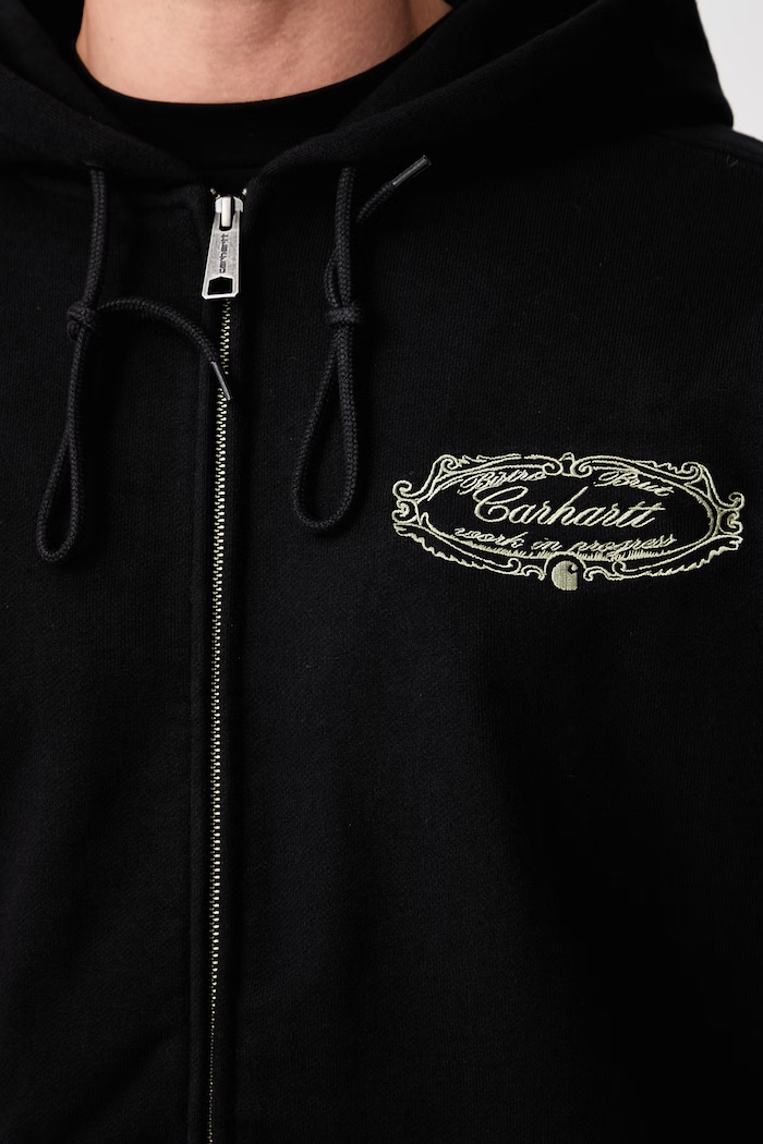 Carhartt WIP Hooded Chez WIP Jacket zip-up hoodie with cotton Men's — photo 6
