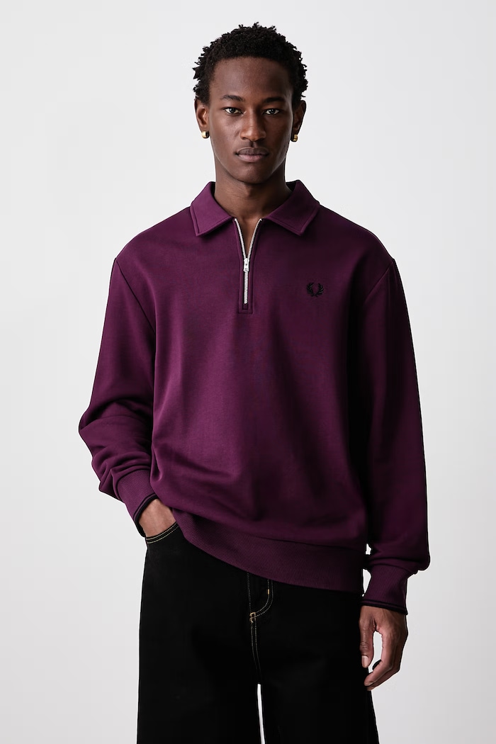 Fred Perry sweatshirt cotton Men's