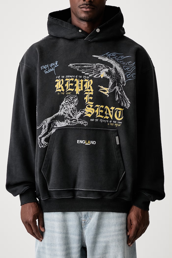 Represent hoodie cotton Men's — photo 5