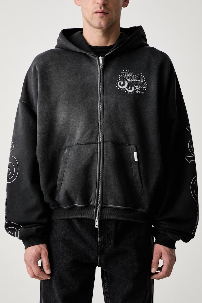 Zip-up hoodie cotton Men's — photo 4