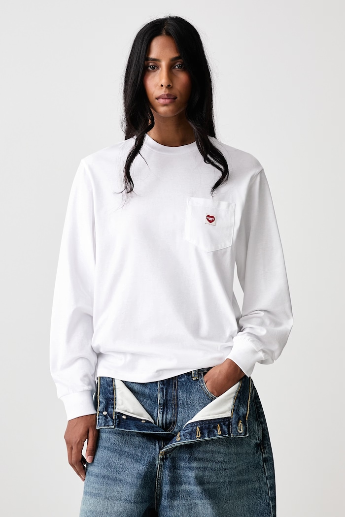 Carhartt WIP t-shirt Women's cotton Pocket Small Heart T-Shirt