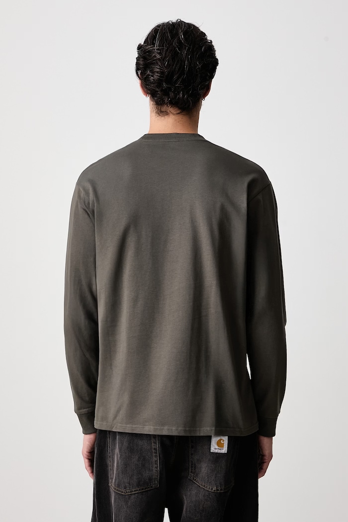 Carhartt WIP Chase longsleeve men's cotton — photo 3