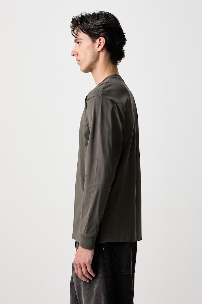 Carhartt WIP Chase longsleeve men's cotton — photo 4