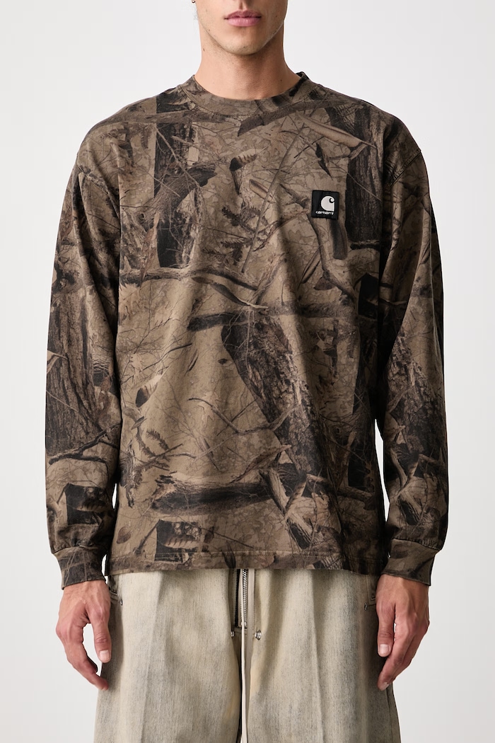 Carhartt WIP Feather Tree T-Shirt longsleeve men's cotton — photo 5