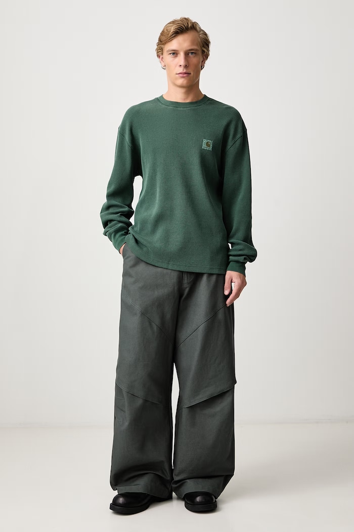 Carhartt WIP Vista Waffle T-Shirt longsleeve men's cotton — photo 2