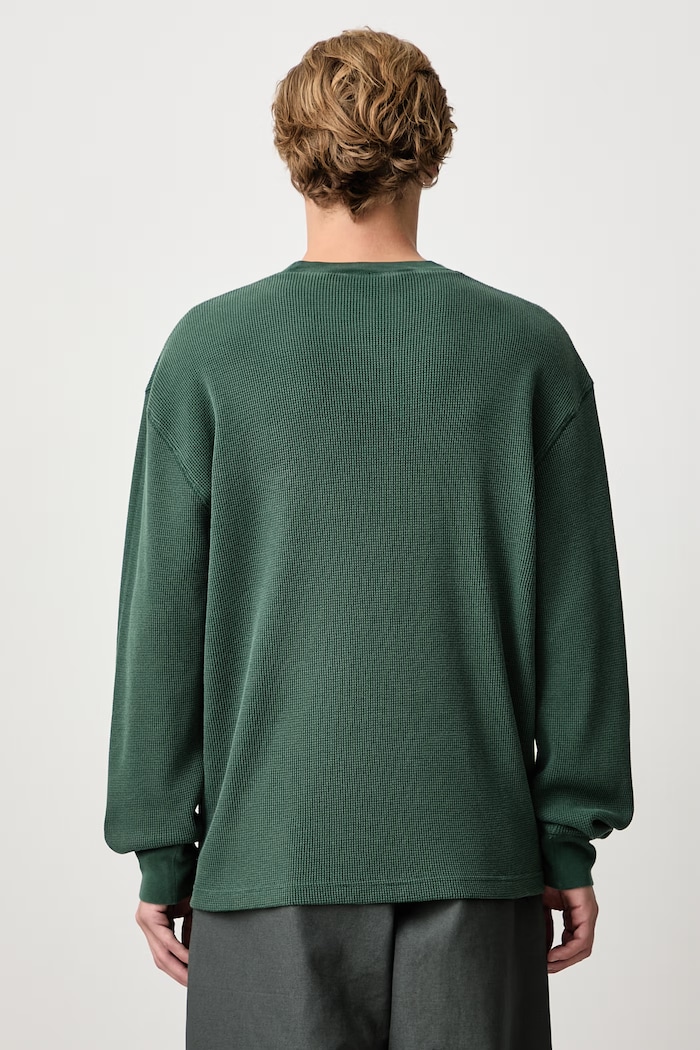 Carhartt WIP Vista Waffle T-Shirt longsleeve men's cotton — photo 3