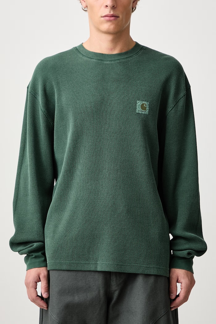 Carhartt WIP Vista Waffle T-Shirt longsleeve men's cotton — photo 5