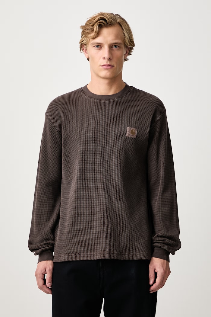 Carhartt WIP Vista Waffle T-Shirt longsleeve men's cotton