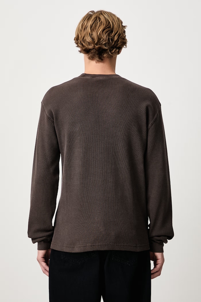 Carhartt WIP Vista Waffle T-Shirt longsleeve men's cotton — photo 3