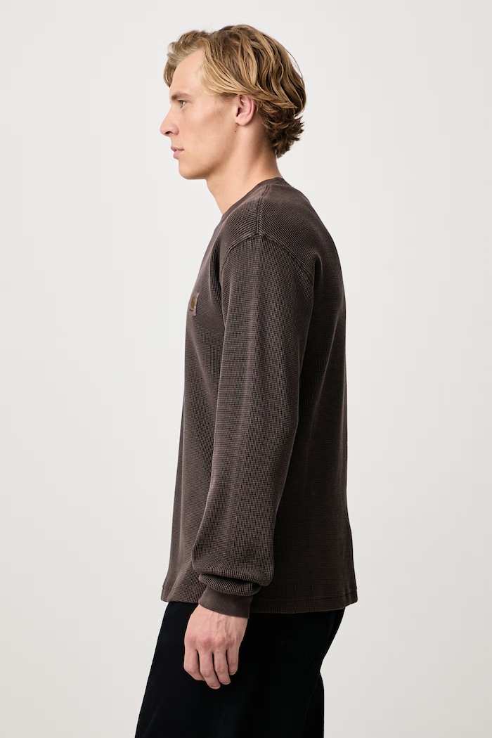 Carhartt WIP Vista Waffle T-Shirt longsleeve men's cotton — photo 4