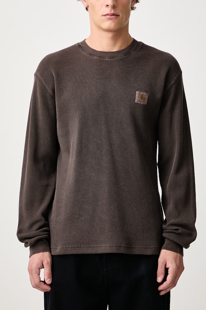 Carhartt WIP Vista Waffle T-Shirt longsleeve men's cotton — photo 5