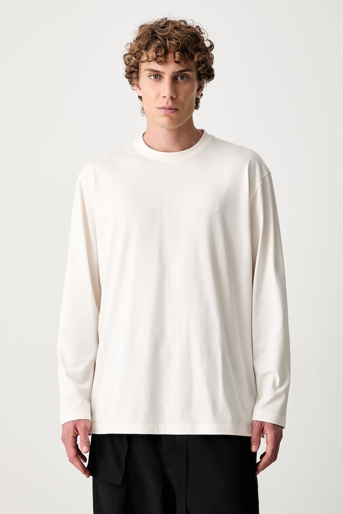 Y-3 U LS TEE longsleeve Men's cotton